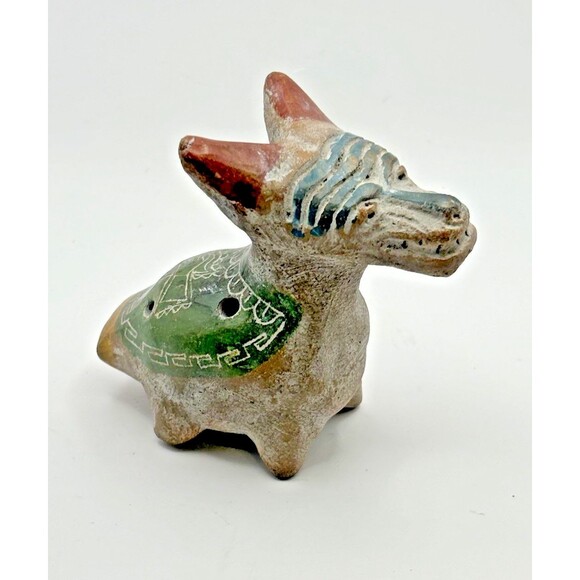 Mexican Xoloitzcuintle Xolo Dog Folk Art Pottery Whistle Mayan Aztec Used - Picture 3 of 13